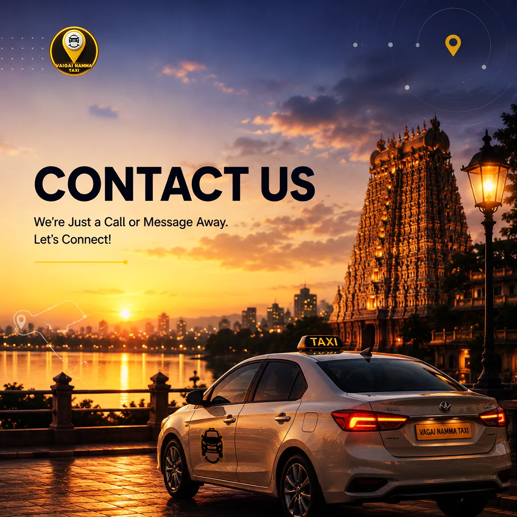 The Vaigai Namma Taxi team ensuring safe, transparent, and premium cab services across Madurai and South India.